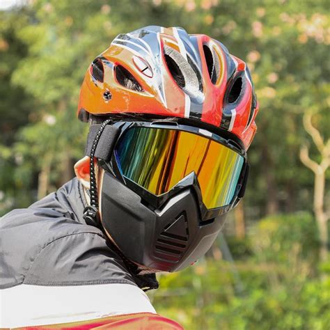 Motorcycle helmet and prescription eyewear. Motorcycle Shark Helmet Goggles Motocross Helmet Winter ...
