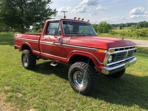 1977 Ford F150 4x4 Xlt Ranger Short Bed For Sale Photos Technical