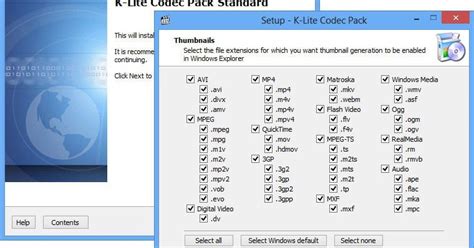 Bu pakette tüm videolar için gerekli olan codecleri bulabilir ve kurabilirsiniz. Download K-Lite Codec Pack 15.1.2 Full