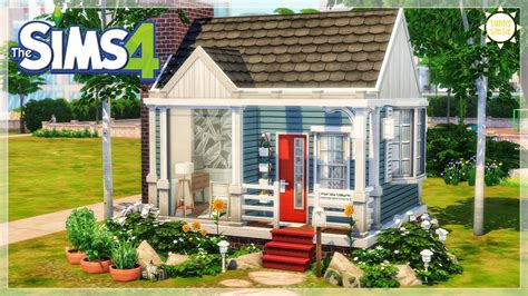 Micro Home Base Game Tiny Living Sims 4 Speedbuild No Cc Youtube