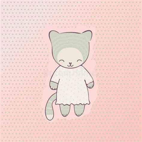 Cute Cat Clothing Stock Vector Illustration Of Clip 42665073