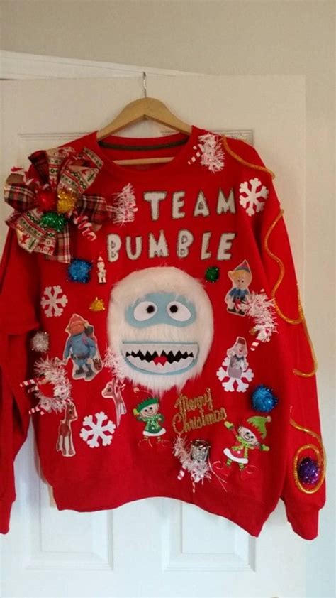 Ugly Christmas Sweater Yeti Abominable Snowman Team Bumble