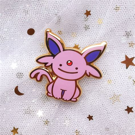 Ditto Eeveelutions Enamel Pins Etsy