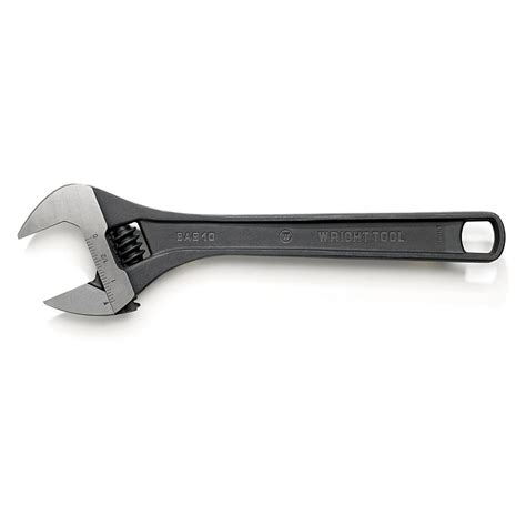 9ab04 4 Inch Adjustable Wrench With 12 Maximum Capacity Black Black