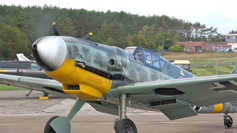 Messerschmitt Bf 109 G6 With Daimler Benz Db605 Engine Demonstration