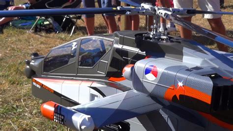 Royal Netherlands Air Force Scale Turbine Rc Helicopter Model Apache Ah