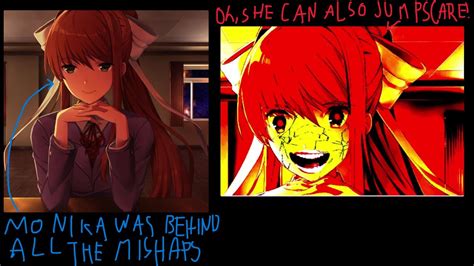 Monika Made All The Killings And Bad Stuff Happen She Can Jumpscare