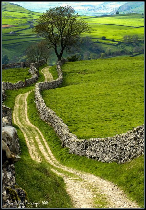 Country Lane North Yorkshire Dales England By Steve Coldray ️cr