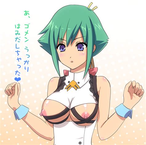 Rule 34 Aqua Hair Aquarion Series Aquarion Evol Areolae Bare