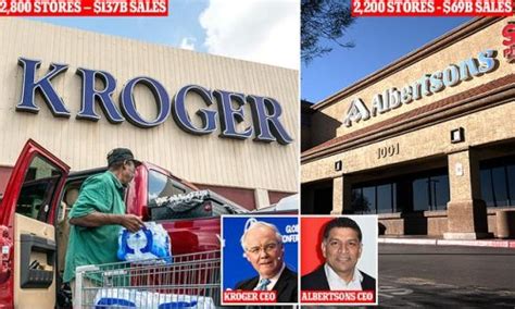 Kroger Discusses Merger With Rival Supermarket Albertsons That Could