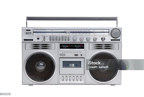 80s Boombox Stock Photo Download Image Now Boom Box 1980 1989 Cut