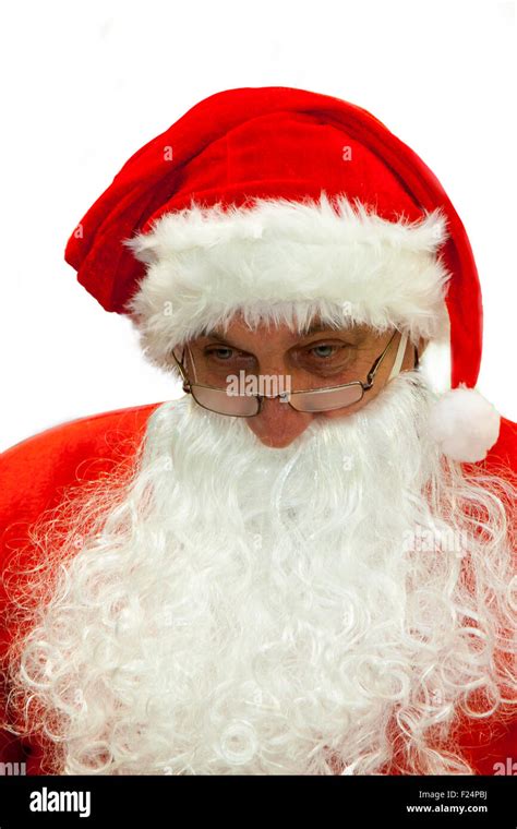 Portrait Of Santa Claus Stock Photo Alamy