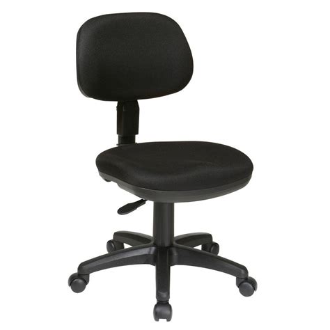 This chair, however, comes in a variety of different colors, and boasts a great ergonomic design. Work Smart Black Office Chair-SC117-231 - The Home Depot