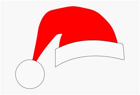 Santa Claus Hat Silhouette , Free Transparent Clipart - ClipartKey