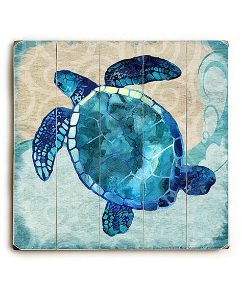 Look At This Sea Turtle Wood Wall Decor On Zulily Today Turtle Art