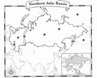 Russia Map Quiz Practice Diagram | Quizlet