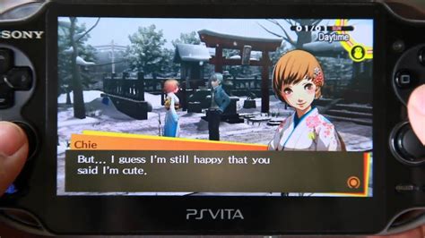 Persona 4 Golden New Year Scene And Date With Chie Youtube