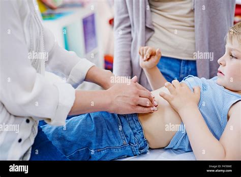 Palpation Child Abdomen Hi Res Stock Photography And Images Alamy
