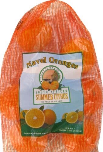 South African Navel Oranges Bag 3 Lb Kroger