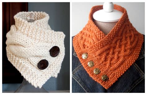 42 Tricks About Buttoned Neck Warmer Free Knitting Pattern You Wish