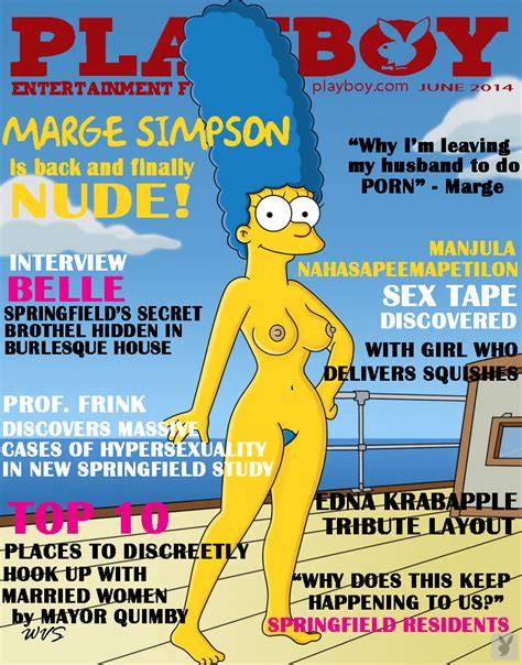 Post Marge Simpson Playboy The Simpsons Wvs