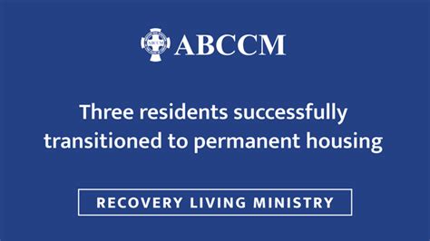 Recovery Living Ministry Abccm