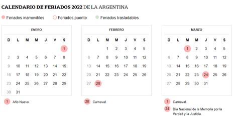 Calendario 2022 Con Feriados Argentina Para Imprimir Calendario Gratis