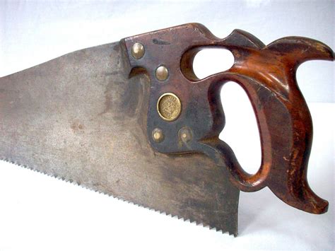 In fact, the sale of antique hand saws has become a lucrative business for many online sellers. Vintage Horned Hand Saw / H Disston and Sons Philadelphia ...