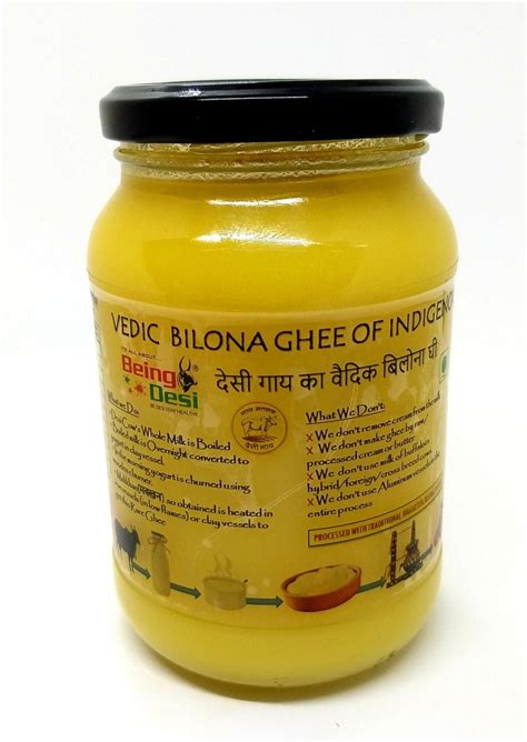 Indiginous A2 Cows Vedic Bilona Ghee Packaging Type Glass Bottle And Steel Tin At Rs 1700