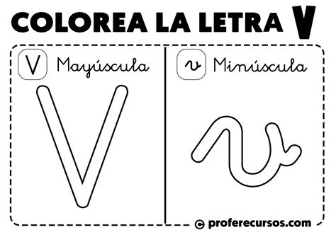 Fichas Para Aprender Las Letras Y Colorear Letra V Porn Sex Picture