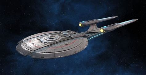 Uss Repulse Variant Of The Excelsior Class From Star Trek Online In