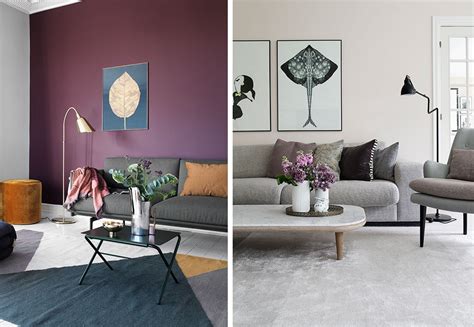 Slik styler du den grå sofaen | Boligpluss.no