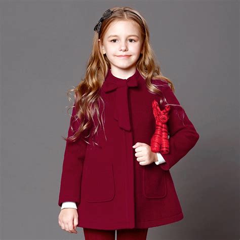 Childrens Clothing Girl Coat Autumnwinter Dress New Coat In Big Kids