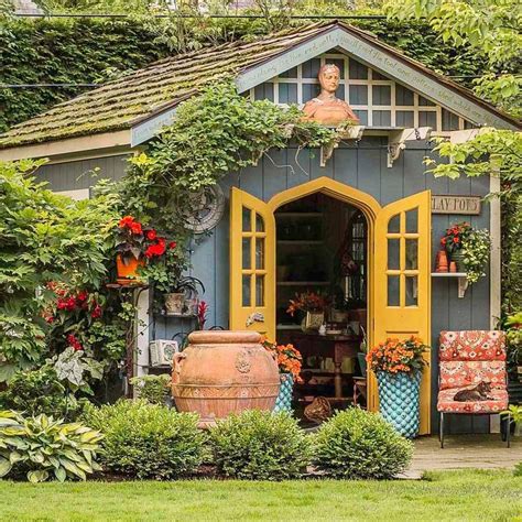 Love This She Shed Backyard Sheds Garden Shed Cottage Garden