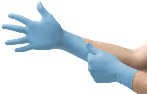 Ansell Tnt Blue Nitrile Disposable Gloves 92 575 Lightly Powdered