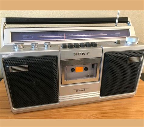 1980s Sony Boom Box Christmas Of 1982 Radio Casette Radio Cassette
