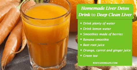 Best Homemade Liver Detox Drink To Deep Clean Liver Health Food Is