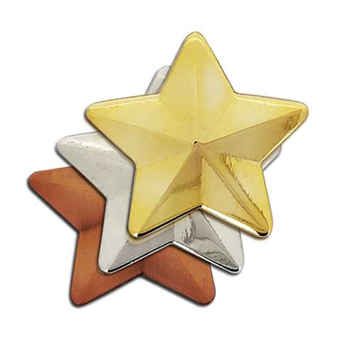 3d Star Badge Metal School Reward Badges