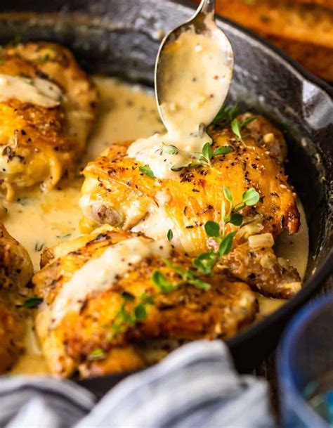 Chicken Dijon In White Wine Sauce Video