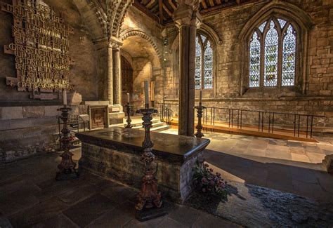 St Bedes Tomb In The Galilee Chapel Durham Cathedral Taken By Alan