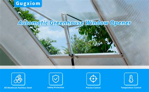 Gugxiom Auto Vent Opener Automatic Greenhouse Window Opener Solar