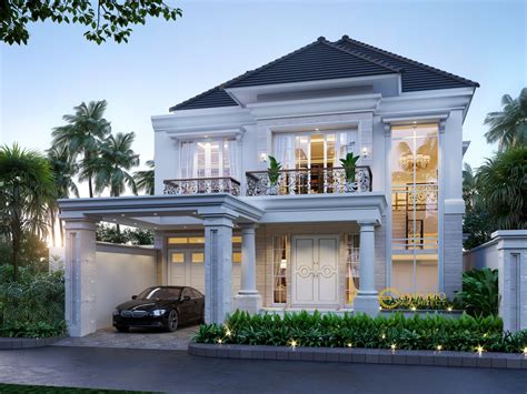 Segera hubungi kami asia arsitek: Desain Rumah Classic 2 Lantai Ibu Lily di Palembang