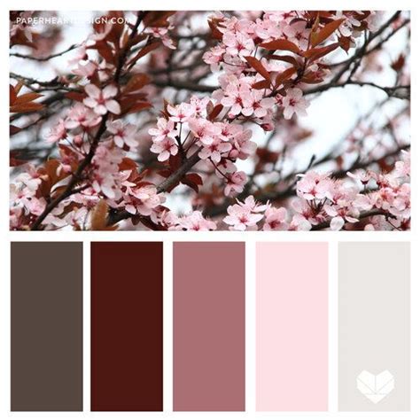 Color Palette Pretty In Pink — Paper Heart Design On Inspirationde