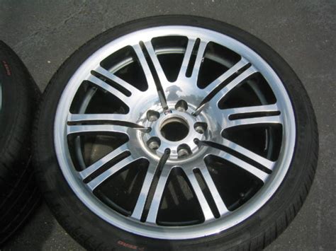 People are putting 10mm more than the euro size on all 4 corners. FS BMW OEM E46 M3 19 inch Wheels w/Tires - Bimmerfest - BMW Forums