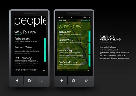 Windows Phone Metro Ui Prototype 1