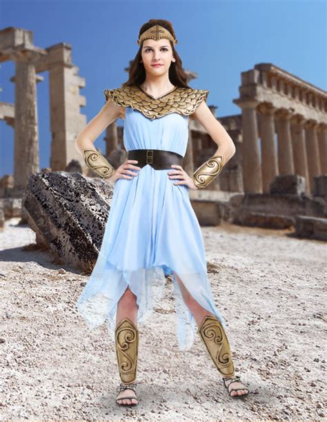 Black And White Girl Ancient Greek Mythology Goddess Athena Cosplay