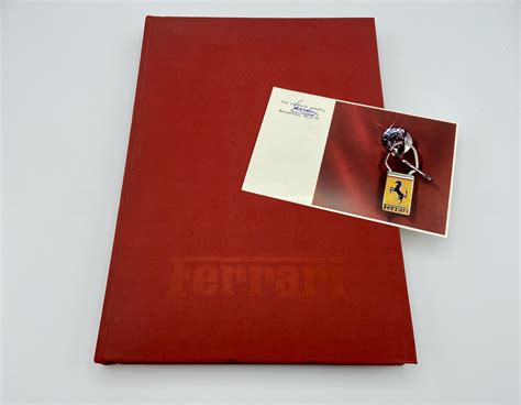 Il Libro Rosso The Red Book By Enzo Ferrari 1974 Edition With Hand