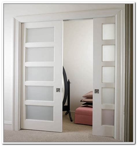 French Doors Interior Frosted Glass An Ideal Material For Use In Any