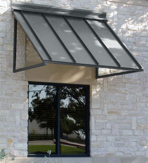 Let's list the three major cost components when installing a metal awning. Houstonian | Metal Standing Seam Awning
