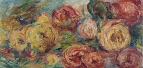 Pierre Auguste Renoir 1841 1919 Fleurs Roses Christies